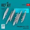 RESKIT RS48-0502 Pivot pylons for F-111F with LAU-105 (4 pcs) (3D Printed) 1/48